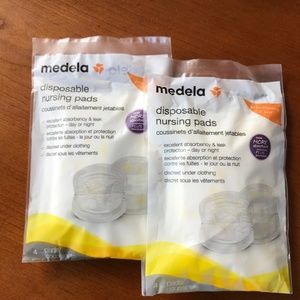 2 Packages of Medela Disposable Nursing Pads Set of 4